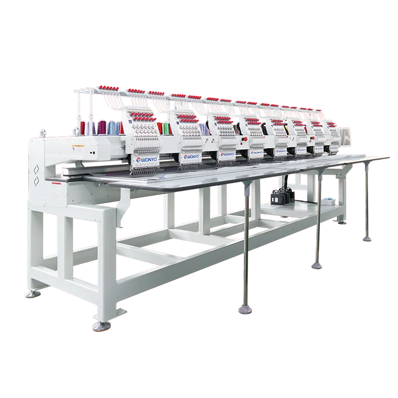 8 Head Multi Head Industrial Sewing Monogramming Embroidery Machine ...