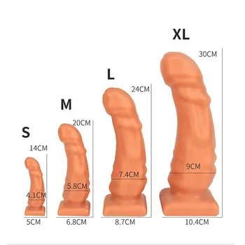 wholesale Long huge animal horse Dildo alien penis soft Silicone anal plug with suction cup for Women Masturbator Adult Sex Toy