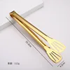 Gold large bread clip