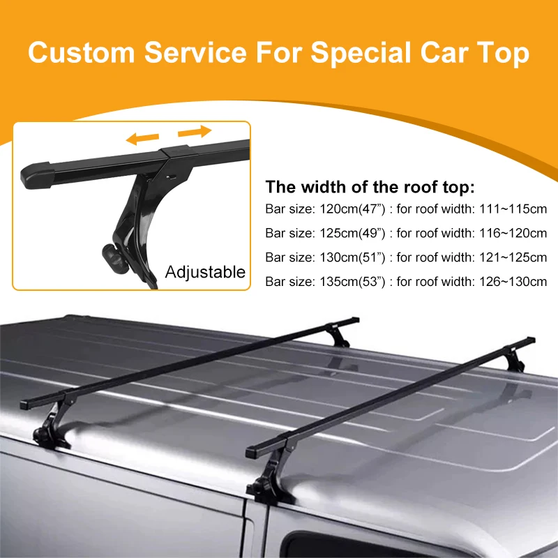 OEM Manufacturer Portable Iron and Plastic Black Universal Car 4x4 Roof Rack for Suv