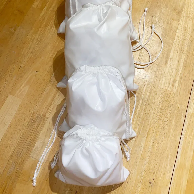 Wholesale Blank Drawstring Bag Sack Satin Perfect Sublimation 3 Small