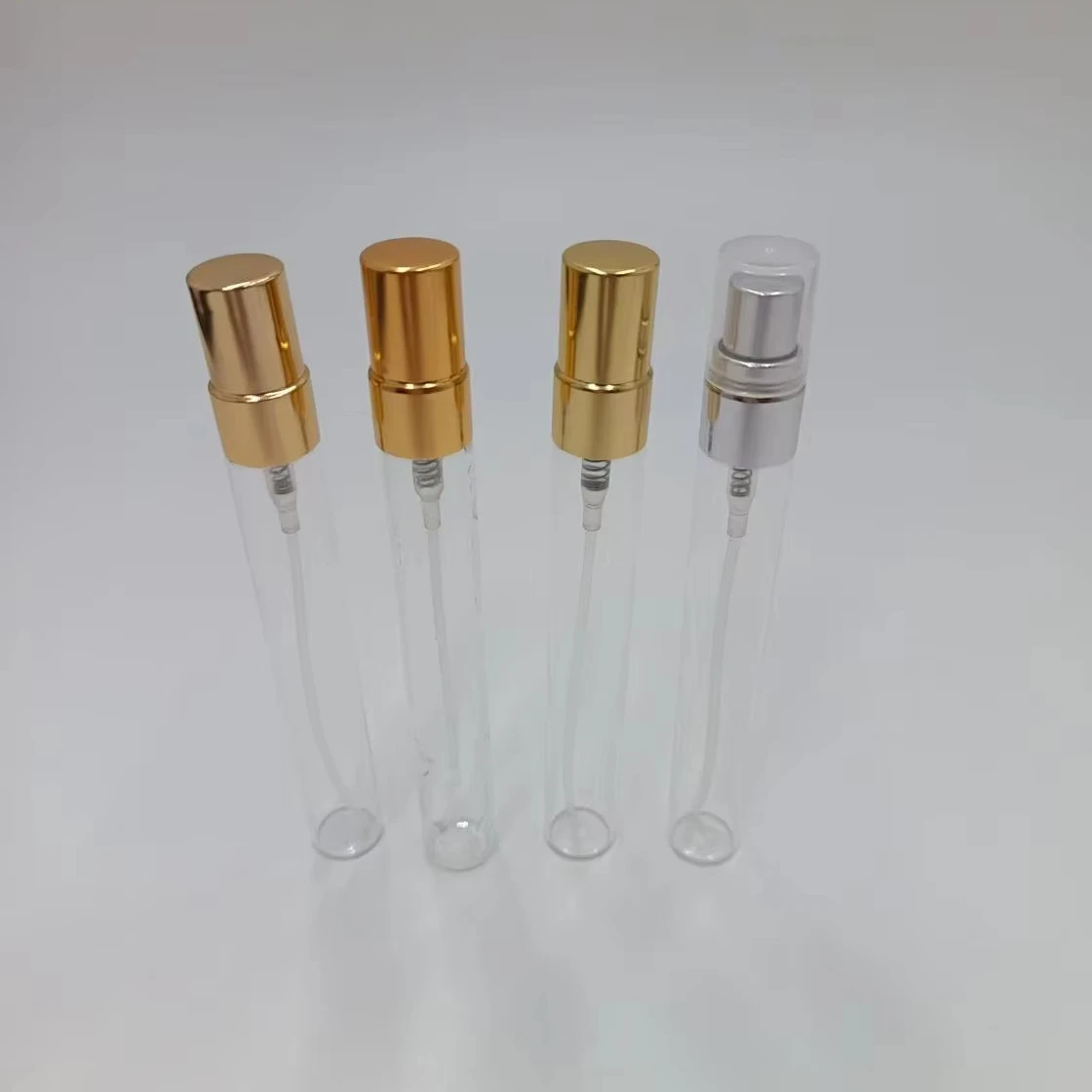 Nou Tip Atomizor de 10ml Scrob Jumătate Acoperit cu Pompuț Portabil Flacon din Steață pentru Parfum