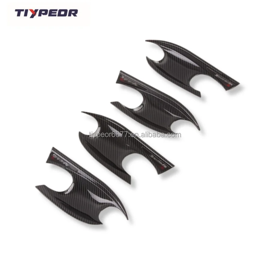 product tiypeor for hyundai santa fe 2019 door cup protector handle front fog lamp rear mirror cover gas tank cover exterior trims kit892-9