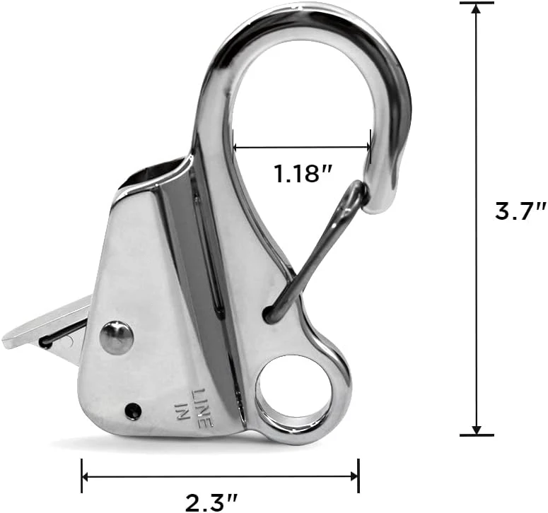 Stainless Steel Boat Fender Clip Quick Release Clip Boat Bumper For