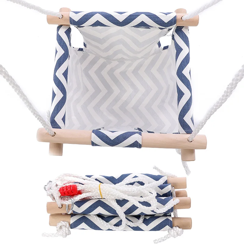 Factory Baby Swing Wooden Hanging Swing Seat Chair For Baby With Safety