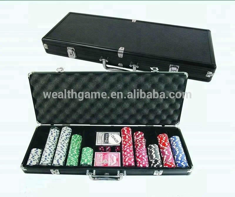 Набор глиняных покерных чипов 500 шт. 13 5 г