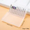 Coffret 10 pièces pinceau blanc argent