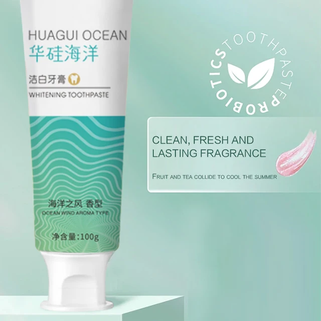 Ocean Wind Aroma Type 100G Green Tea Fresh and Clean Toothpaste for Whitening Teeth