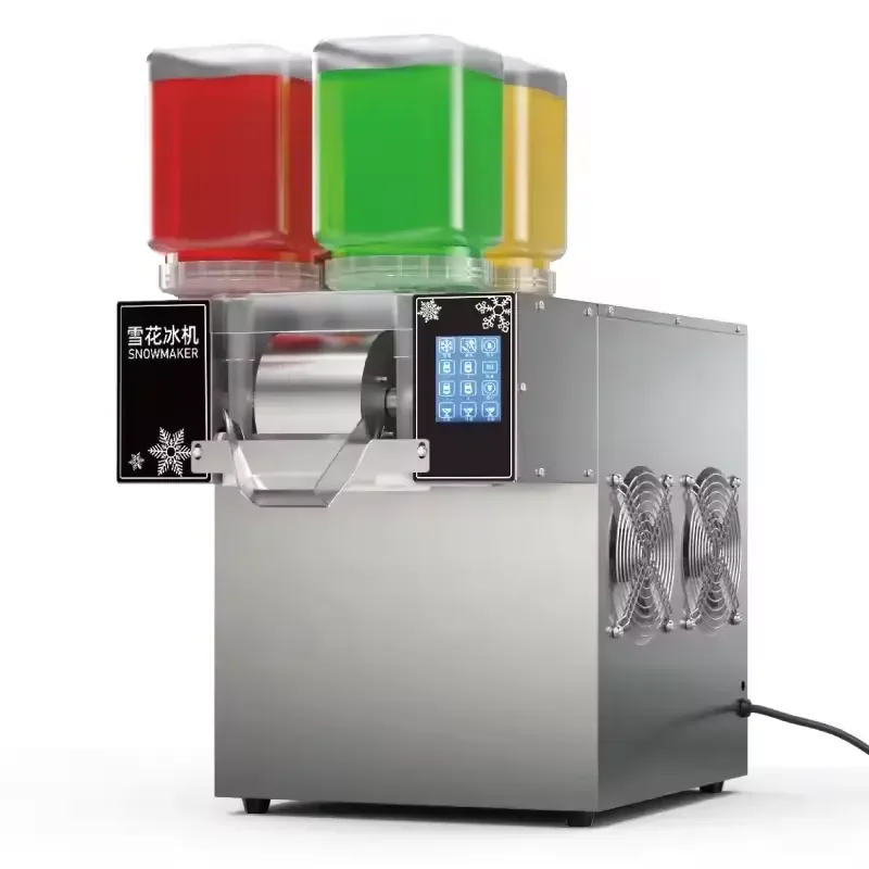 Factory High-Capacity Automatic Professional Snow Ice Flakes Machine With CE Certificate