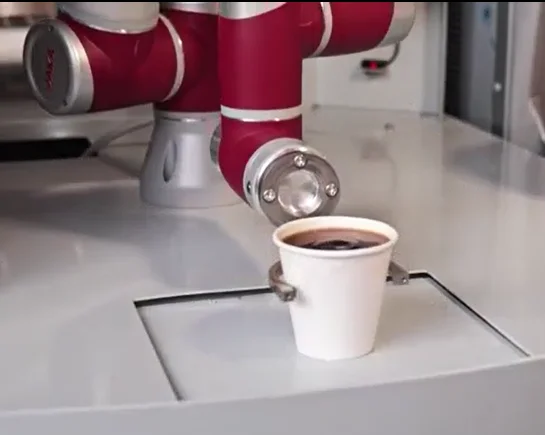 Articulated Robot Arm Price Coffee Vending Machine With Robotic Arm Xbot Cafe