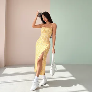 Women's Clothing Supplier Women's Fashion Dresses Spring and Summer New Floral Ladies' Casual Dresses Casual Women's Clothing