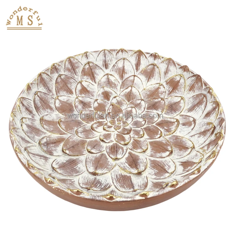 Resin candy pine cone dish Shape Holders 3d poly stone deal apple  Kitchenware for home holder ornament
