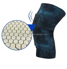 Honeycomb Foam Pad Protect Knee Pads Basketball Powerlifting Running Anti Slip Leg Sleeve Compression Knee Pad Support Brace