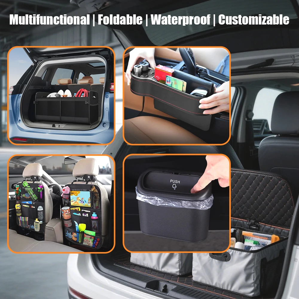 Back Seat Car Organizer With Tray - UK