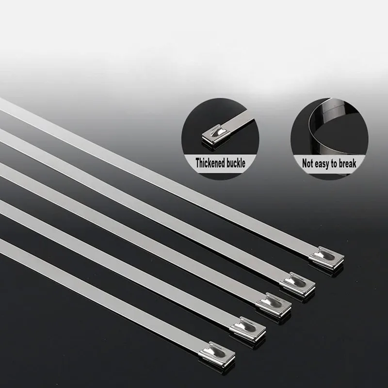 Self-locking Stainless Steel Zip Ties factory