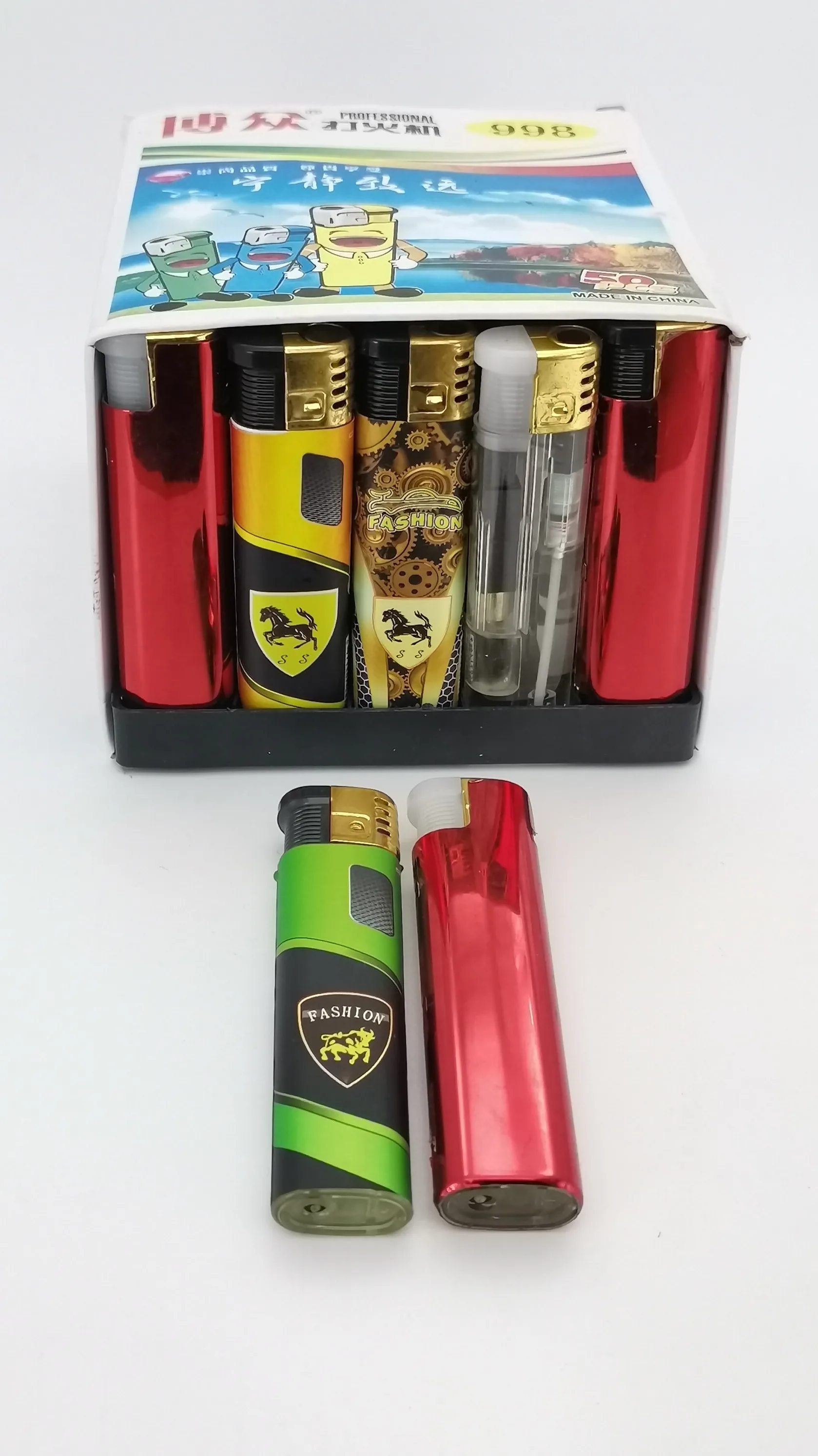 958 Spark Lighter Lighter Pack,Sigara Akmak Gas Spray Metal Lighter