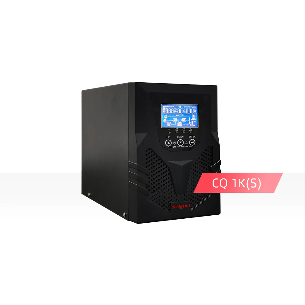 High Quality 24V 1000VA 2100w Online UPS with 1.0 Output Power Factor