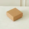 Brown [7 x 7 x 2.5 cm pendant box with foam]