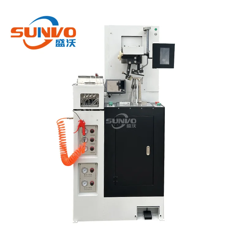 Lady Shoe Making Fully Automatic Visualized Heel Nailing Fixing Machine Screw Fixing Machine for High Heel Machine