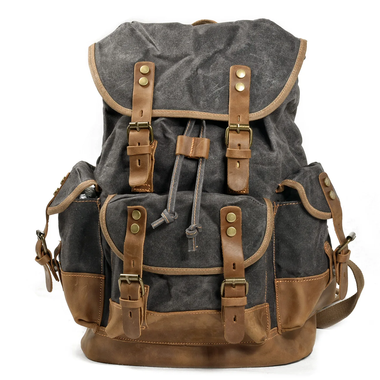 European American Large Capacity Travel Backpack - Waterproof & Durable