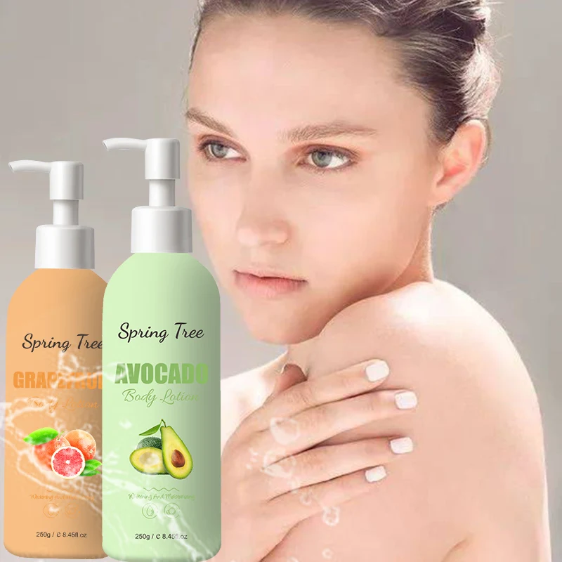 Private Label Pure Natural Fruit Extract Whitening Body Lotion