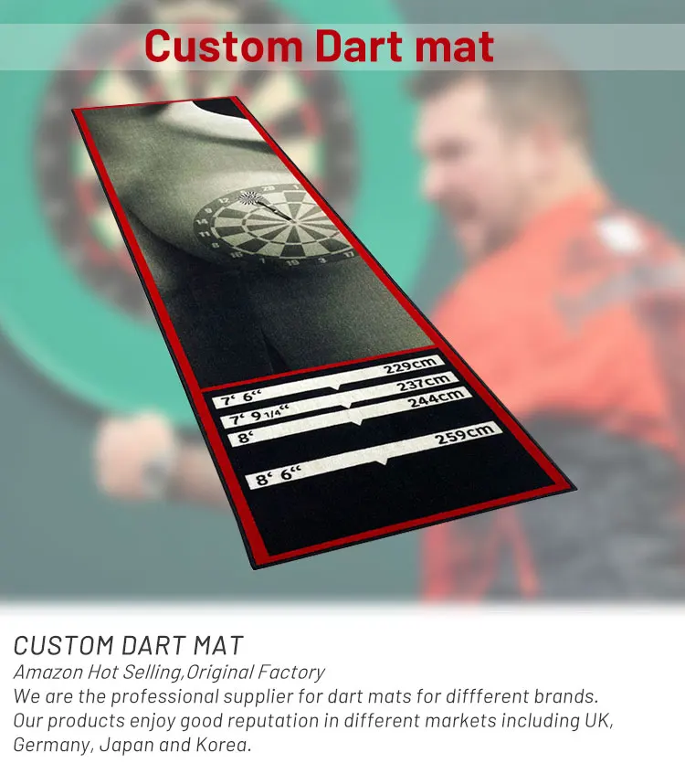 Wholesale Cheap Price Indoor Dart Carpet Rug logo Floor Mat for Club