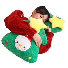 Santa Claus Christmas tree reindeer Plush Toys bedroom sofa plush pillow soft lovely plush pillow toys children's gifts