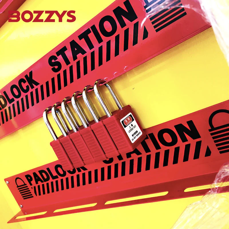 OEM Customised 50 Lockout Padlocks Station Tagout Equipment Cabinets Integrated Shadow Boards
