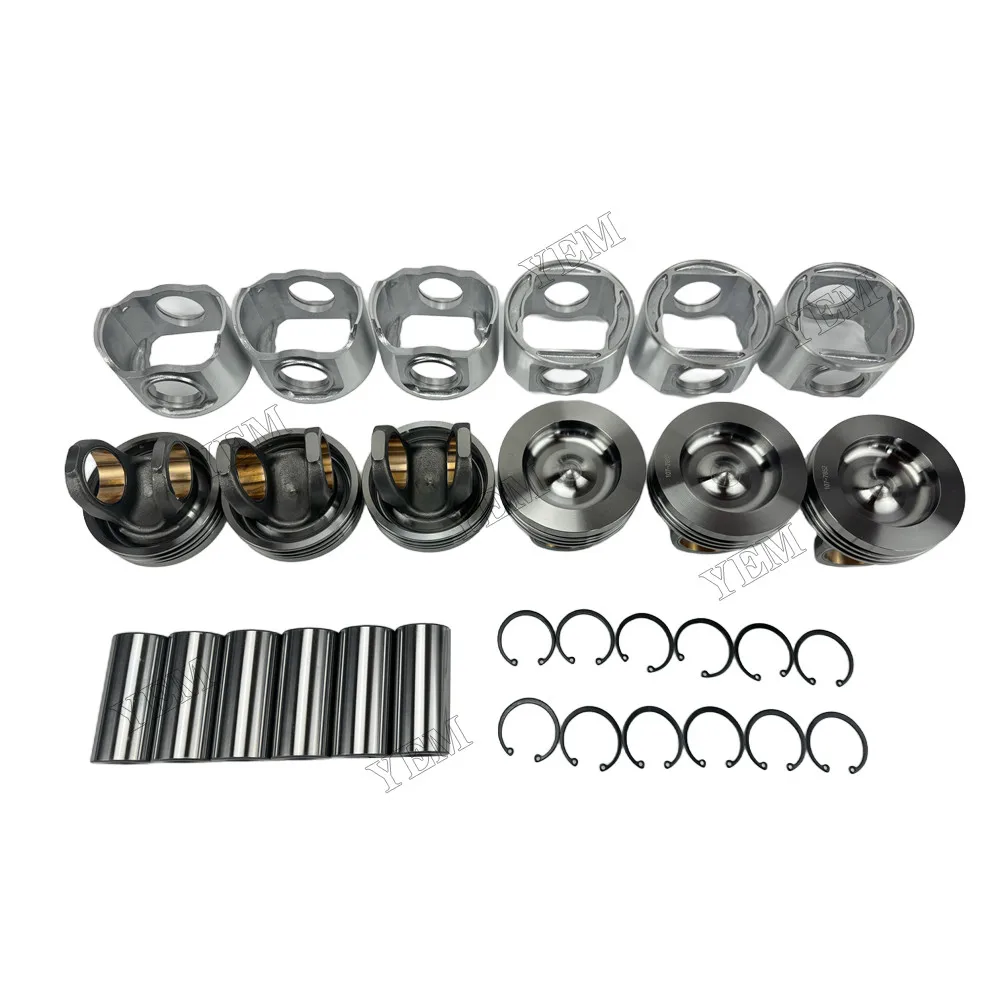 Piston Kit 107-7852+107-7791=107-7191+101-4572 Fit for Caterpillar 3116 Engine