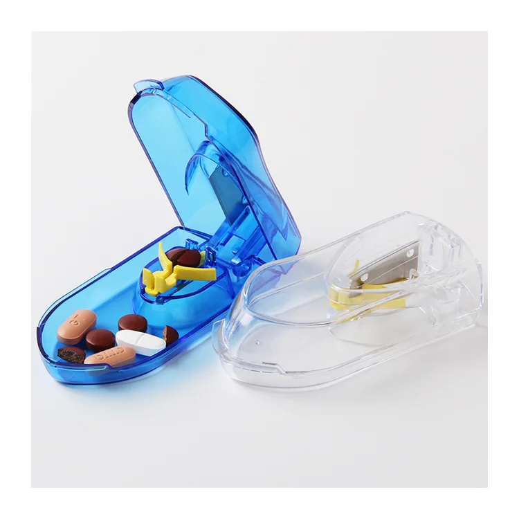 2021 new high-quality medicine cutter tablet divider pill box medicine dispenser