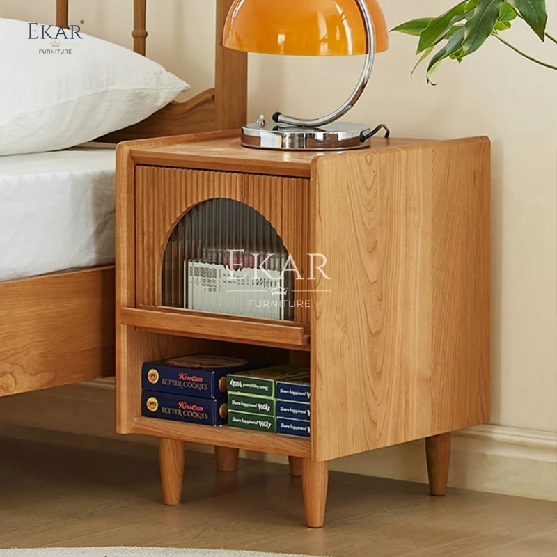 product new design modern furniture cherry wood storage bedside table-59