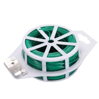 Twist Tie Wire Good Price Gold Garden Bag Bread Roll Plant Plastic Coated Iron Wire Metallic Cable Easy Factory Low Price 100m