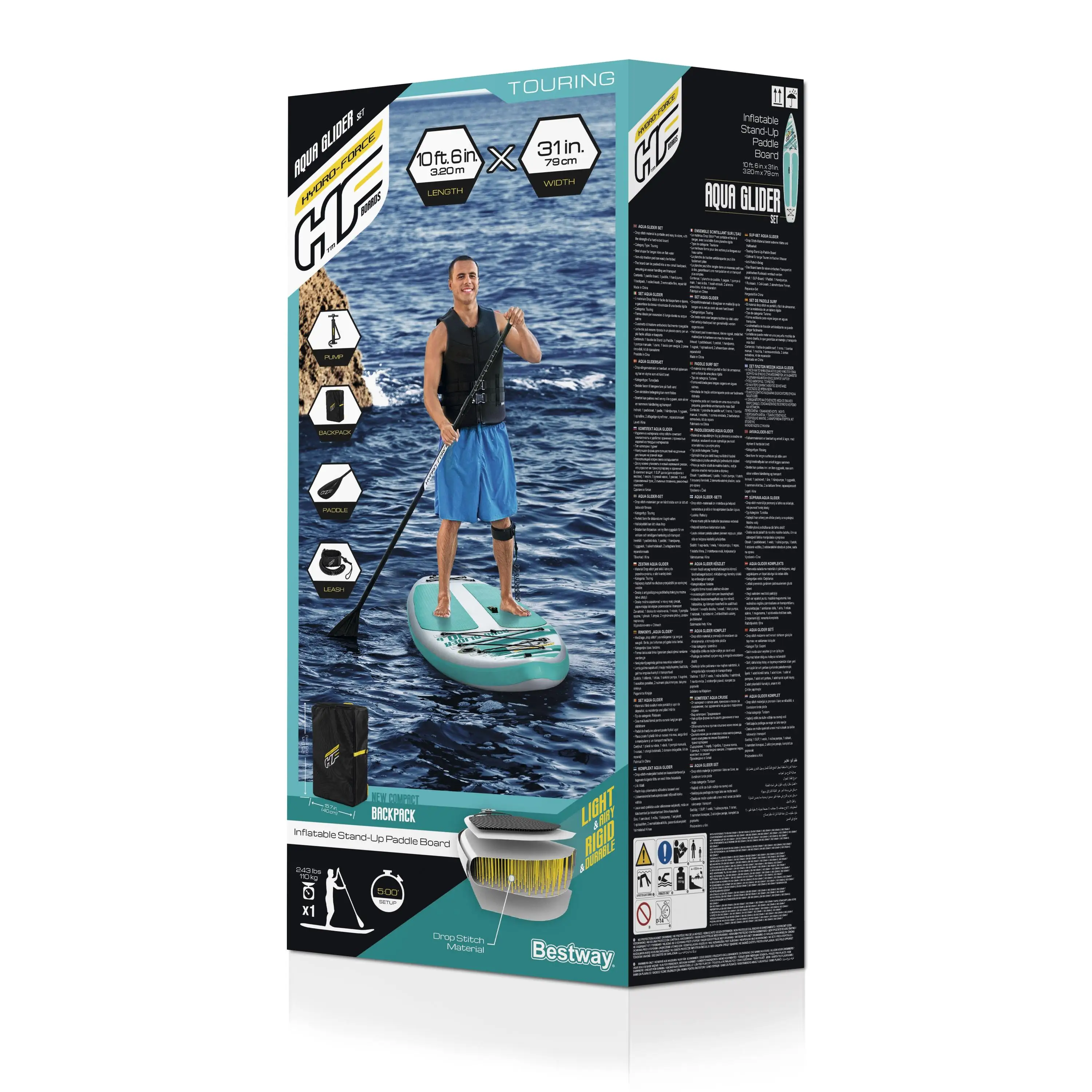 Bestway インフレータブルスタンドアップパドルボード SUPボード セット 91ruQ6qVoJL._UF350,350_QL80_.jpg