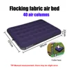 40Hole flocking airbed-blue