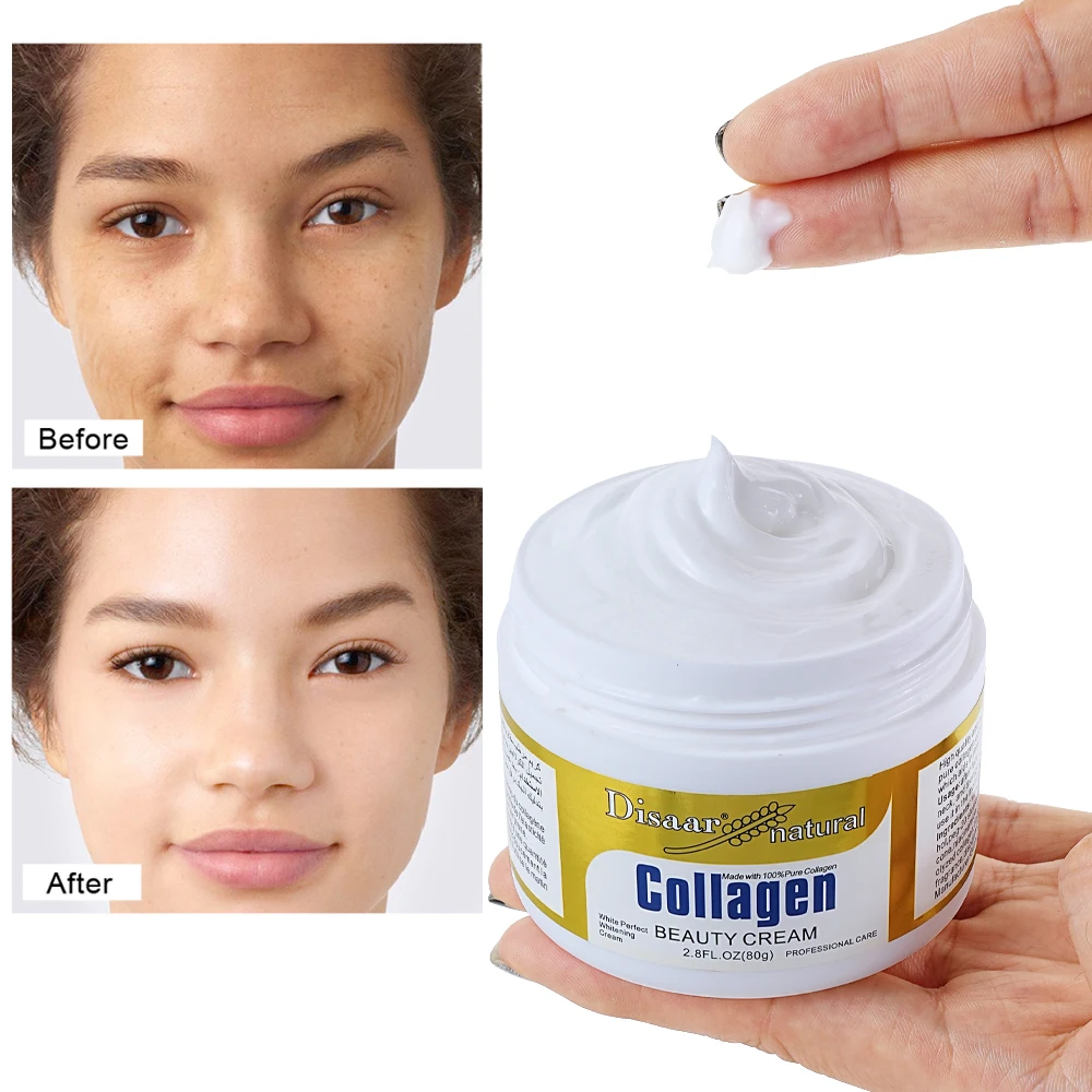 Garosa crème pour le visage pour femme 80g crème de collagène naturel soins  de la peau du visage blanchissant hydratant - Cdiscount Au quotidien