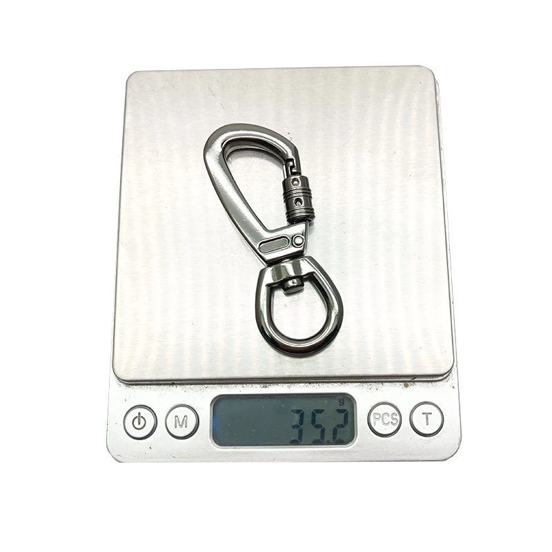 Heavy Duty Zinc Alloy Dog Leash Hook 16MM Swivel Carabiner for Pet Collar & Accessories