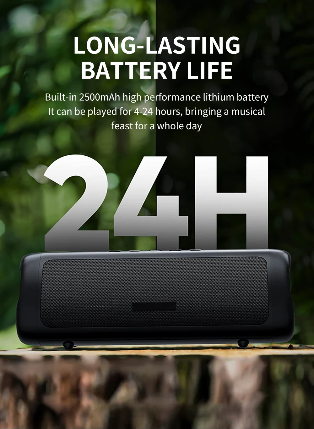 Portable Bluetooth Speaker With Deep Bass And Led Lighting_voghion.com