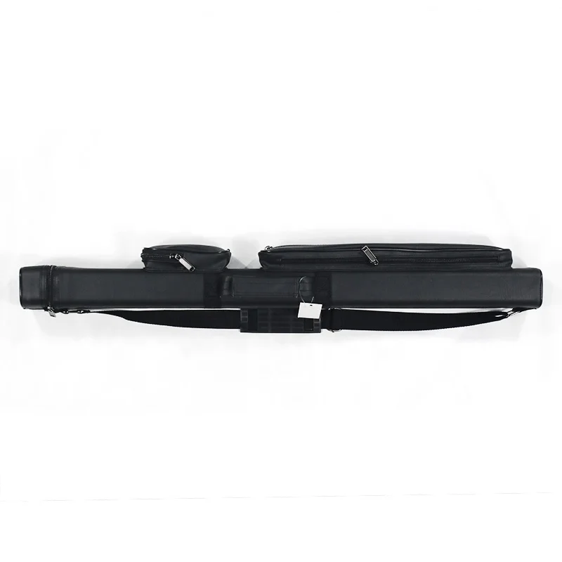 Factory Offer  Billiard Cue Case 2B3S  5 Holes Bag PU Leather  for 2 Pieces Cues  on Sale