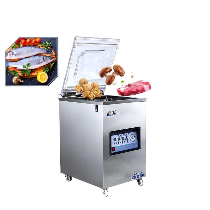 Meat Cheese Chocolate Tea Morocco Peanut Dates Food Thermoforming Automatic Vacuum Sealer Packing Machine