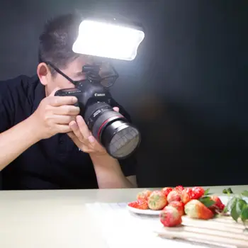 VILTROX VL-162T CRI95+ LED Video Light, Portable Camera Photo Light Panel Dimmable for DSLR Camera Camcorder with Battery detail image