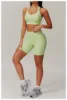 Reggiseno verde chiaro + pantaloncini