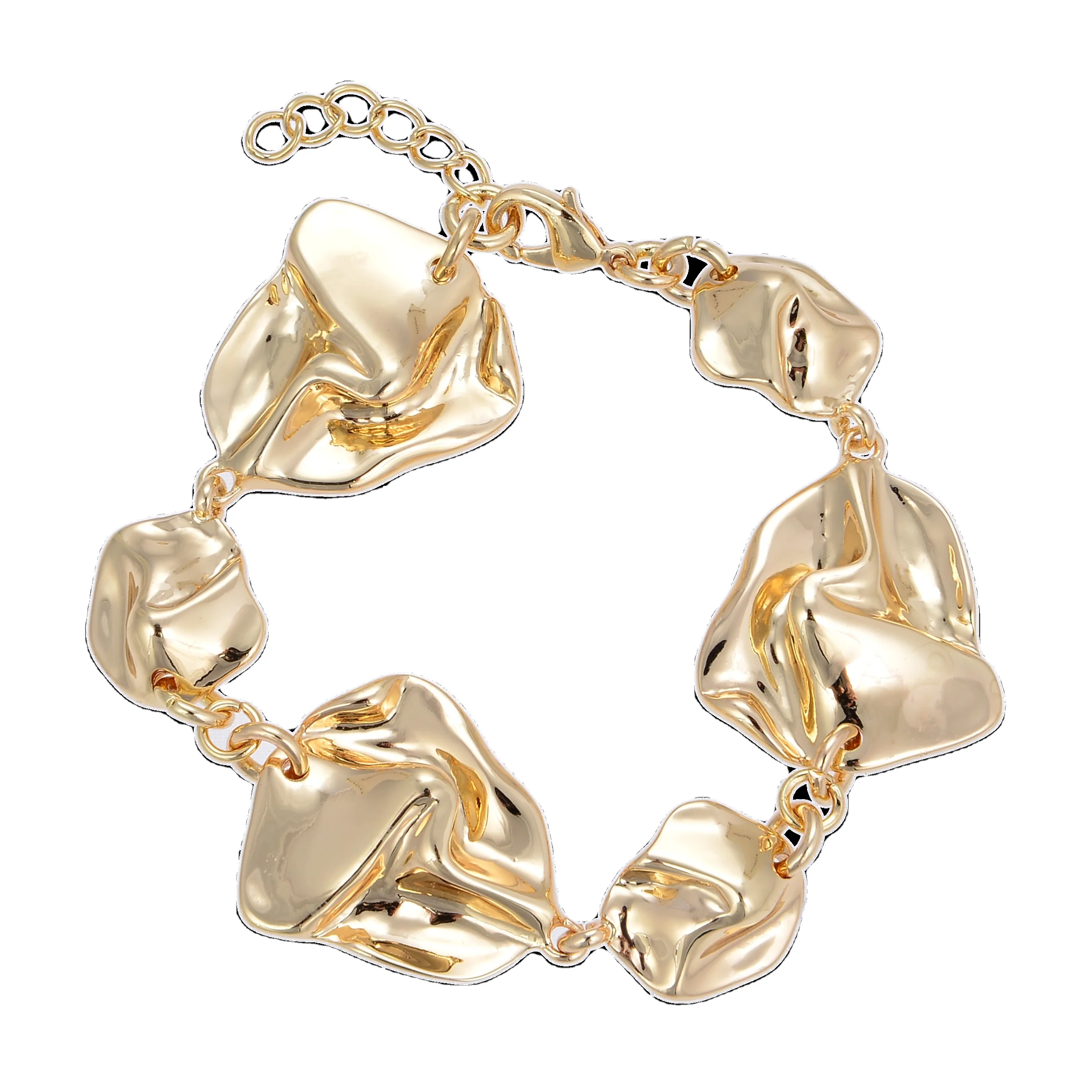 China Promotional Products Brass Bracelet Melt Gold Chain Bracelet