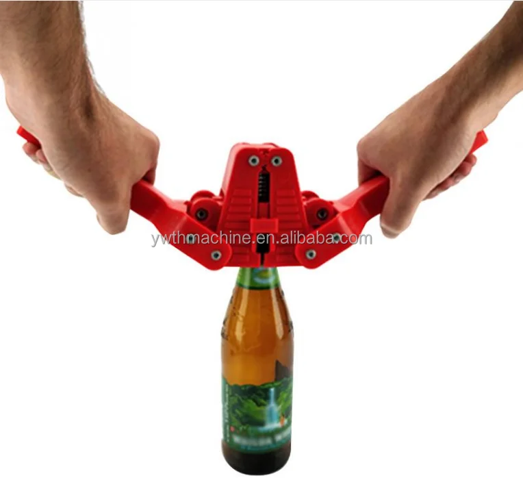 American Style Handheld Beer Gland Device Double Handle Crown Lid