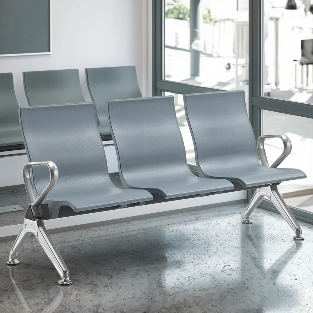 Standard Industrial Triangle Pipe Framework Seating System Assembly 5