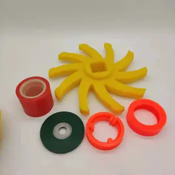 OEM PU Urethane Polyurethane Roller Stars and Fingers Polyurethane Star Wheel Separator Wheels