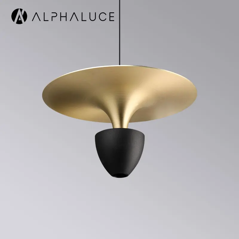 Surface Mounted Minimalist Light Pendant Kitchen Island Hanging Black Ceiling Pendant Lamp