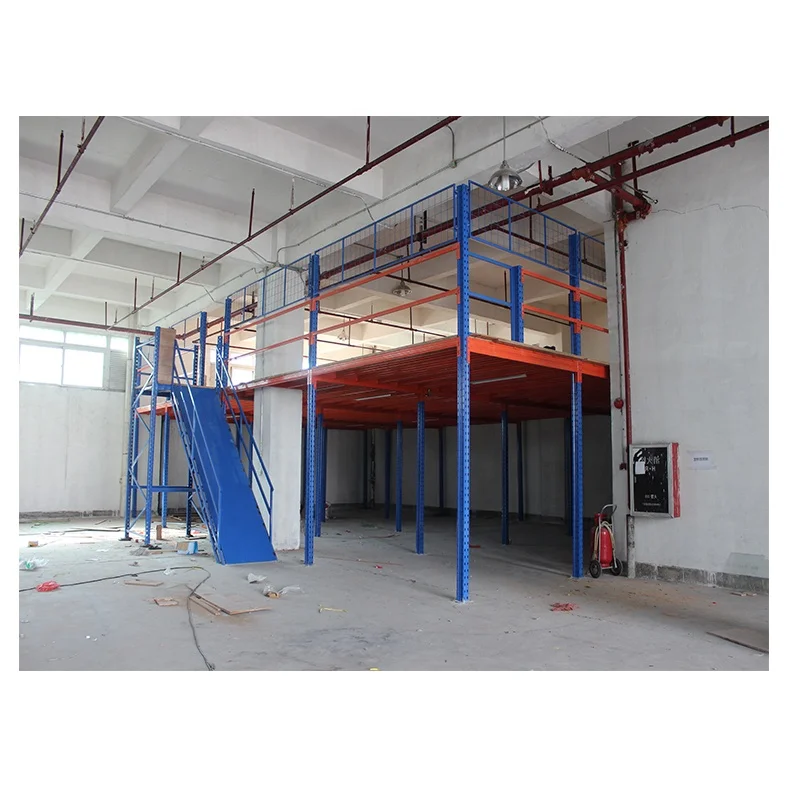 warehouse racking design metal shelf platform system industrial heavy duty steel structure mezzanine floor storage rack
