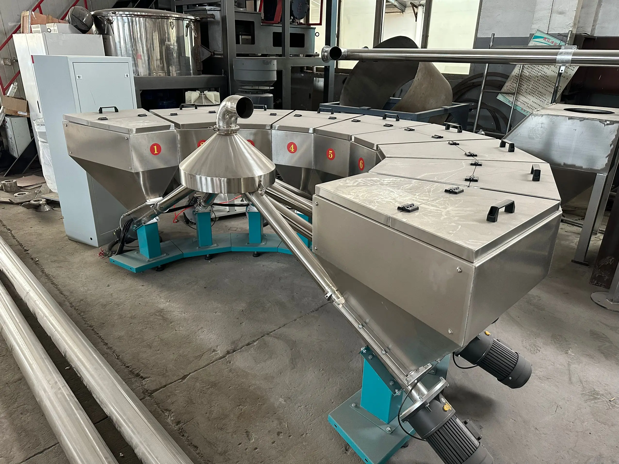PVC Compounding Mixing Small Additive Auto Dosing Weighing Machine