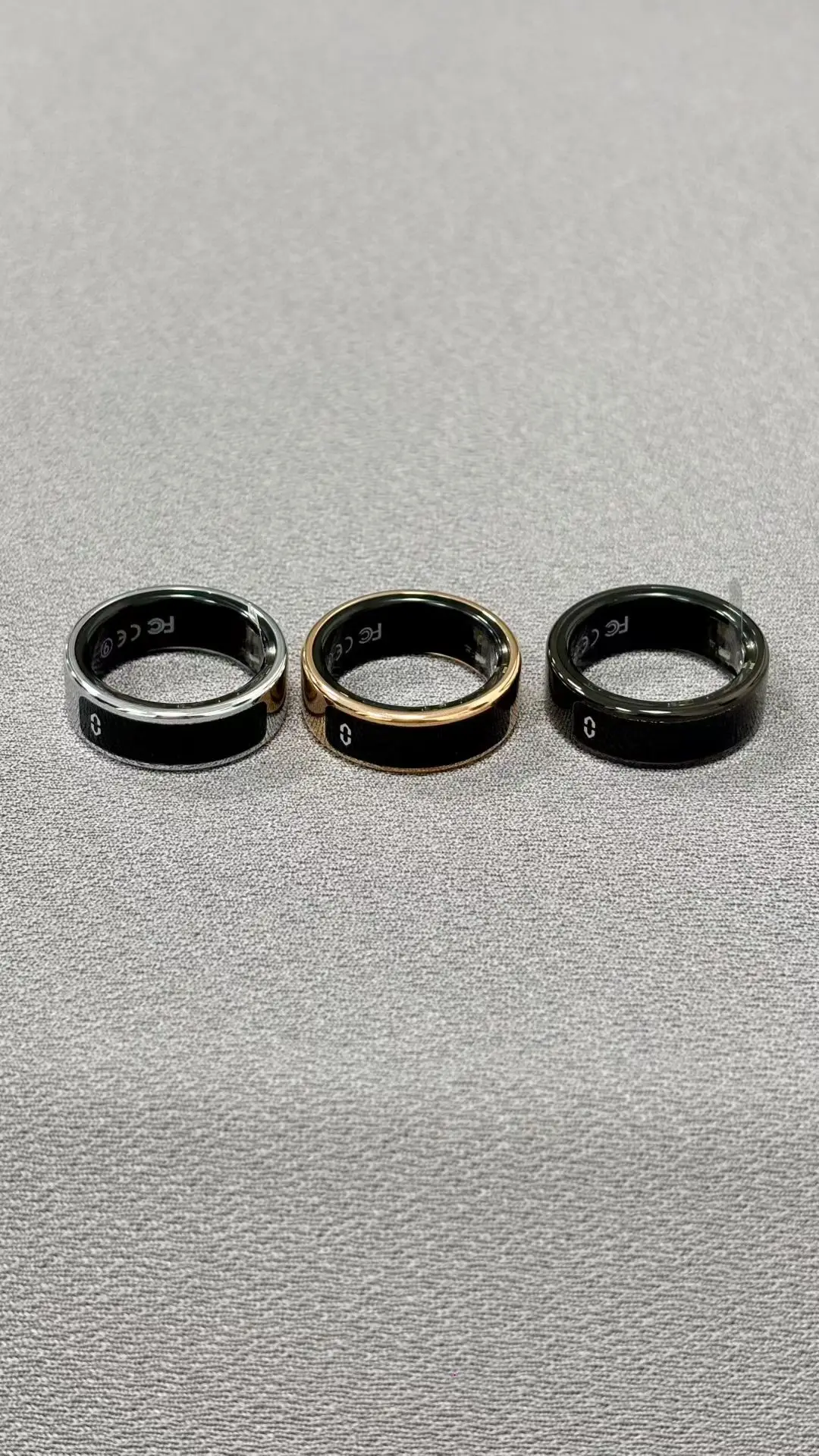 SY01 Smart Ring with Display Screen - Touch Charging - Take Photos - Measure Heart Rate - Monitor Blood Oxygen - Track Sleep