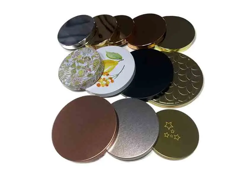 Luxury Candle Jar Lids Covers Metal Iron Silver Rose Gold Custom Candle